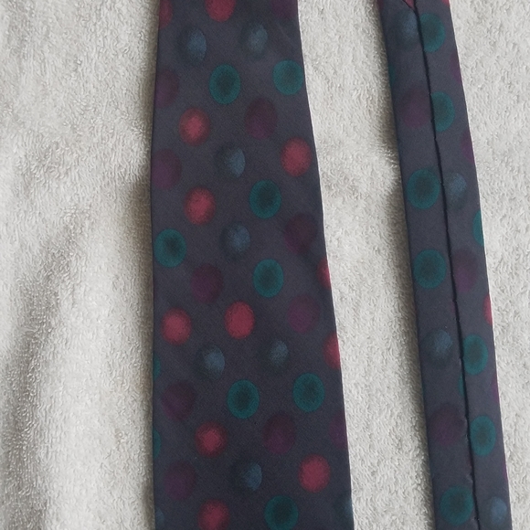 Alexander Julian "Colours" All Silk Necktie / Suit Tie - Picture 3 of 11